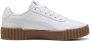 PUMA Carina 3.0 Dames Sneakers White- Gold-Gum - Thumbnail 5