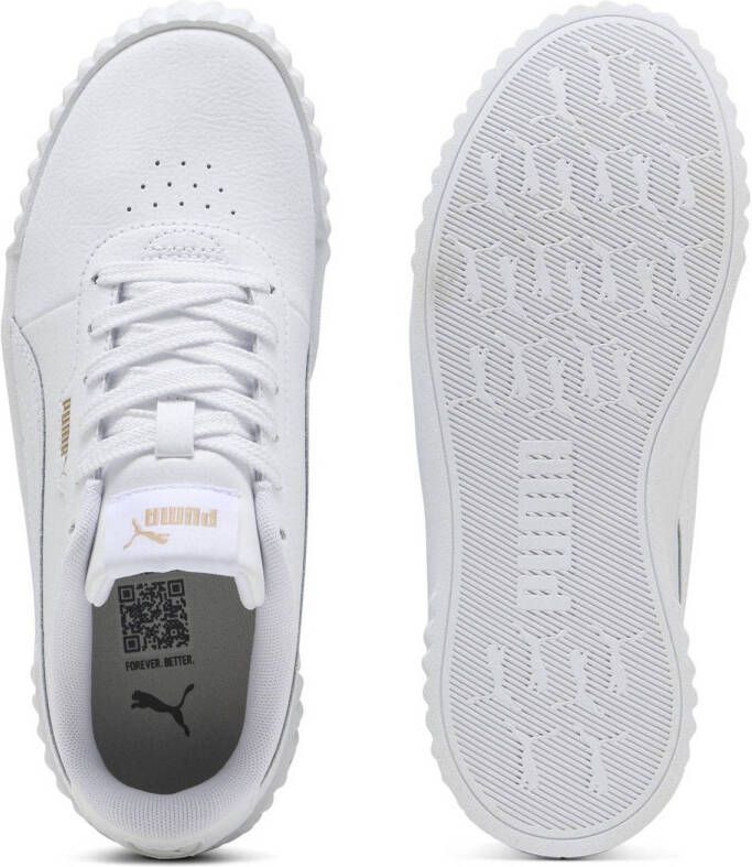 Puma Carina 3.0 sneakers wit goud