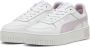 Puma Carina Street leren sneakers wit lila Meisjes Leer Meerkleurig 35.5 - Thumbnail 3