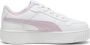 Puma Carina Street leren sneakers wit lila Meisjes Leer Meerkleurig 35 - Thumbnail 4
