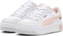 Puma Carina Street leren sneakers wit roze Meisjes Leer Meerkleurig 28 - Thumbnail 1