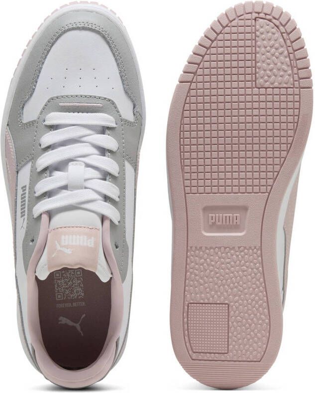Puma Carina Street sneakers roze wit grijs
