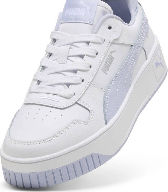 Puma Carina Street sneakers wit lichtblauw