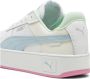 PUMA Carina Street Dames Sneakers White-Turquoise Surf- Silver - Thumbnail 4