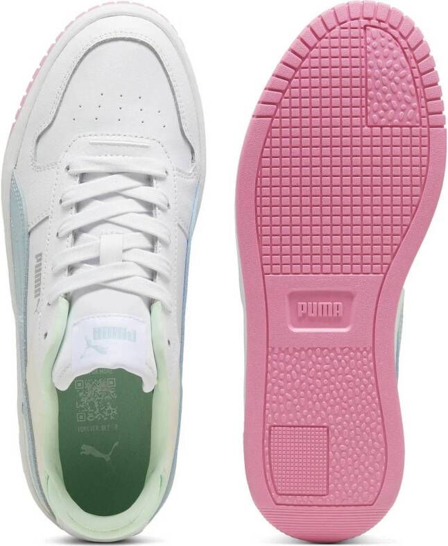 Puma Carina Street sneakers wit lichtblauw roze