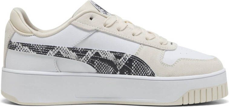 Puma Carina Street sneakers wit zwart ecru