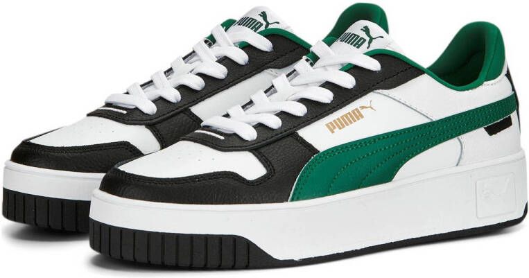 Puma Carina Street sneakers wit zwart groen