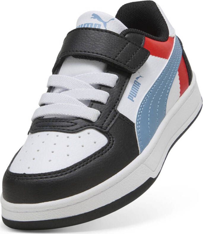 Puma Caven 2.0 Block sneaker zwart blauw rood