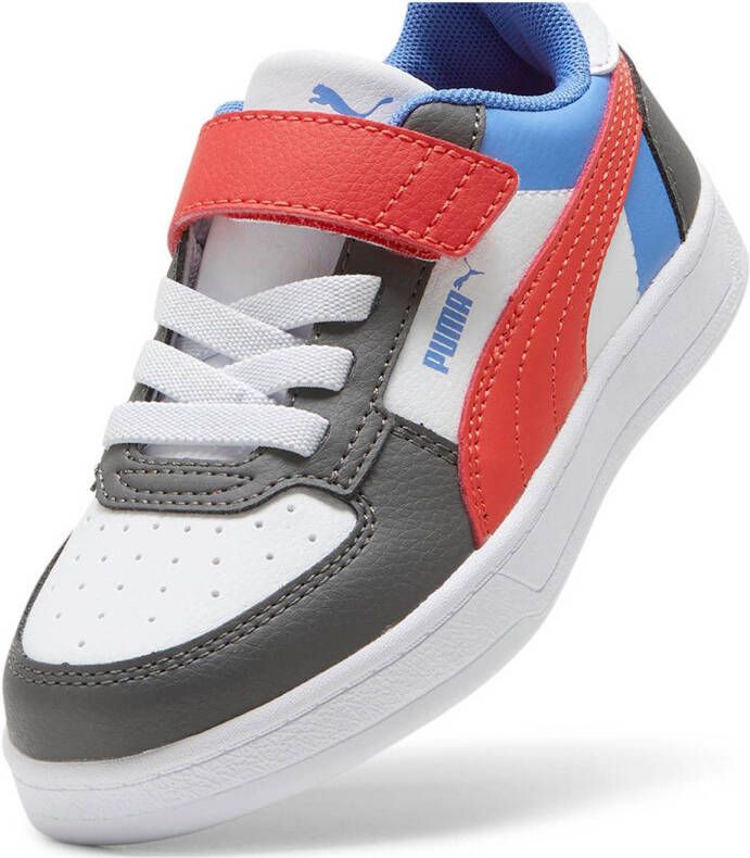 Puma Caven 2.0 Block sneakers wit rood blauw