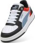 Puma Caven 2.0 Block sneakers zwart blauw rood - Thumbnail 4