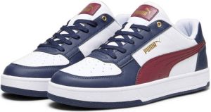 Puma Sportieve Herensneaker met Subtiele Gouden Accenten Wit Heren