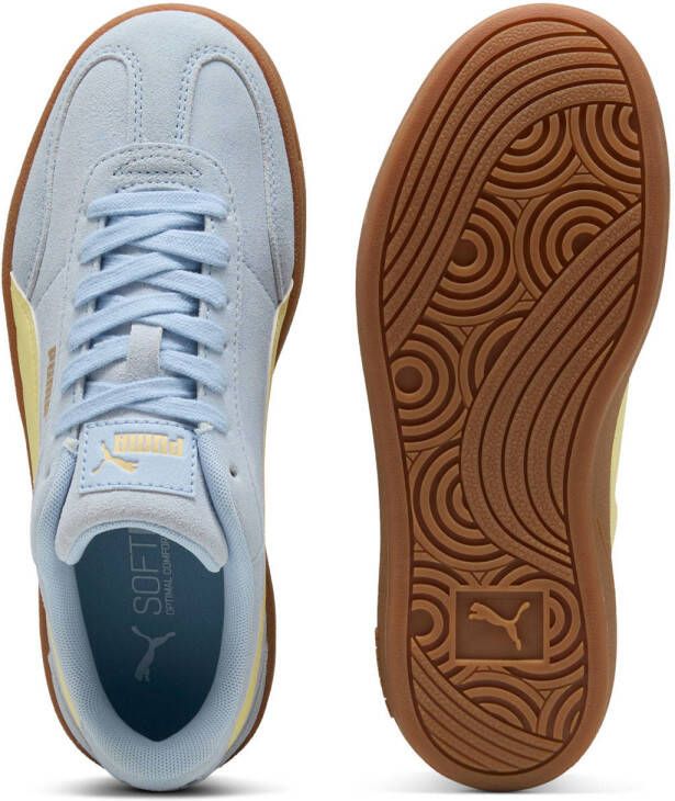 Puma Club II Era sneakers lichtblauw geel