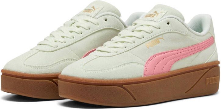 Puma Club II Era sneakers lichtgroen roze