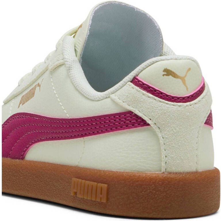Puma Club II Era snekaers wit fuchsia