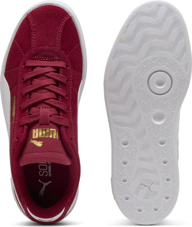 Puma Club II sneakers donkerrood wit