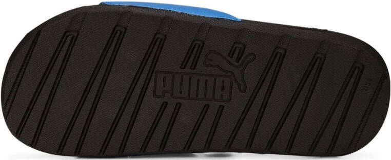 Puma Cool Cat 2.0 Junior badslippers kobaltblauw zwart