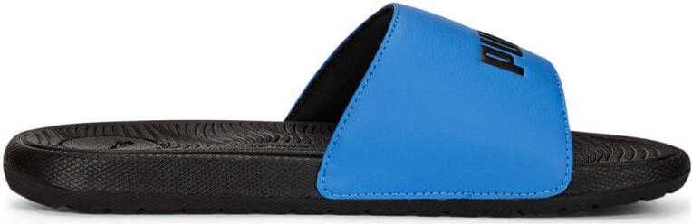 Puma Cool Cat 2.0 Junior badslippers kobaltblauw zwart