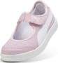 Puma Courtflex V3 Lina V sneakers met opening en klittenband roze wit - Thumbnail 2