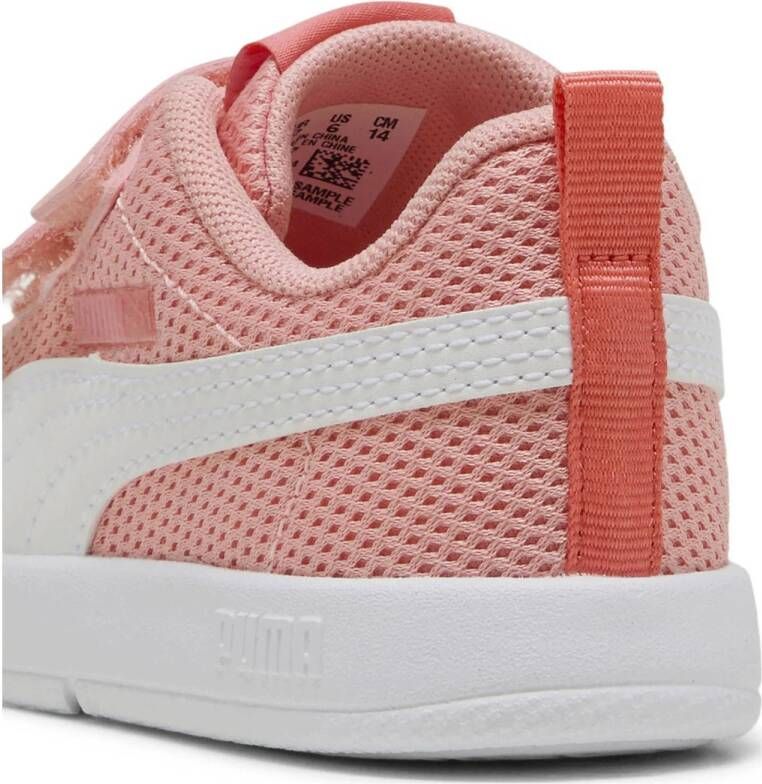 Puma Courtflex V3 sneakers roze wit