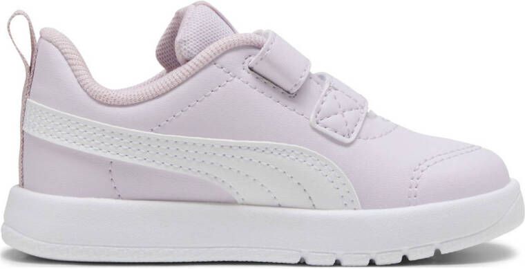 Puma Courtflex V3 V sneakers lila wit roze