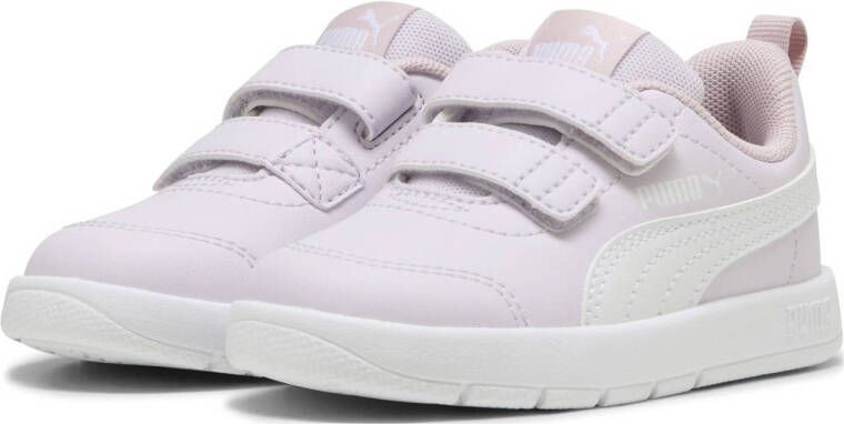 Puma Courtflex V3 V sneakers lila wit roze