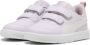 Puma Courtflex V3 V sneakers lila wit roze - Thumbnail 6