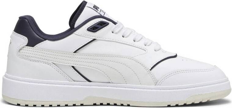 Puma Doublecourt sneakers wit donkerblauw