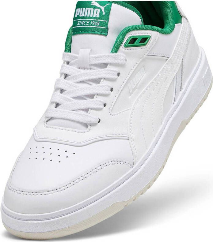 Puma Doublecourt sneakers wit groen