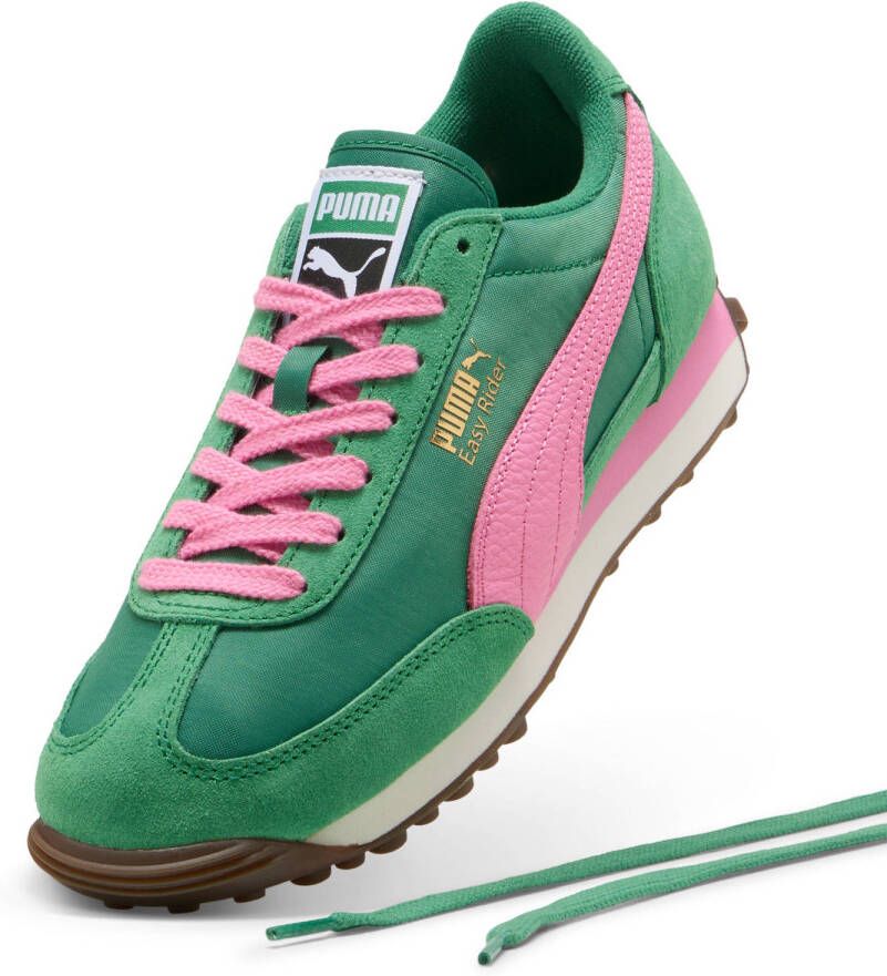 Puma Easy Rider Vintage sneakers groen roze