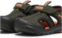 Puma Fun Racer Sandal Mesh V sandalen olijfgroen zwart oranje - Thumbnail 2
