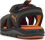 Puma Fun Racer Sandal Mesh V sandalen olijfgroen zwart oranje - Thumbnail 3