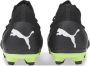 PUMA Future 3.3 Gras Kunstgras Voetbalschoenen (MG) Kids Zwart Wit Geel - Thumbnail 4