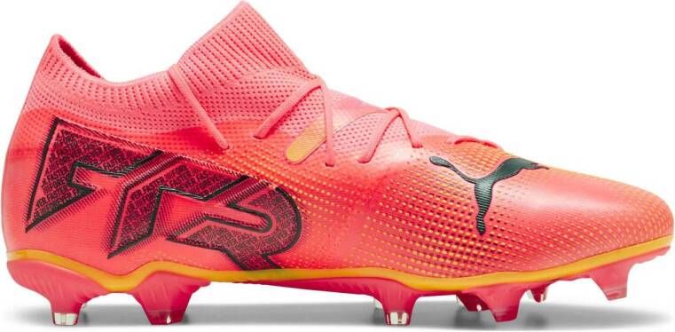 Puma Future 7 Match FG AG Senior voetbalschoenen roze zwart oranje