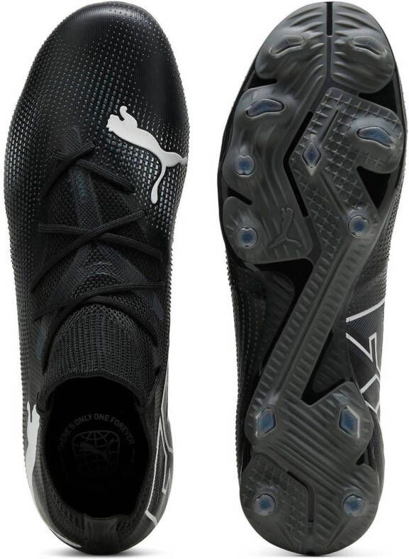 Puma Future 7 Match FG AG senior voetbalschoenen zwart wit
