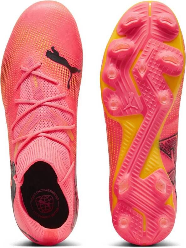 Puma Future 7 Match FG AG voetbalschoenen roze oranje zwart