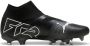 PUMA FUTURE 7 MATCH+ LL FG AG Heren Sportschoenen Black- White - Thumbnail 4