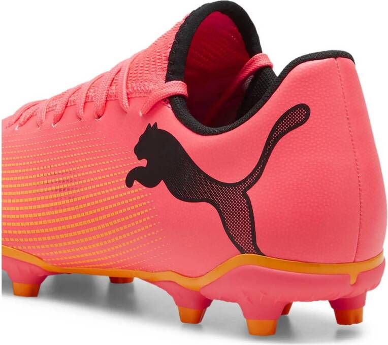 Puma Future 7 Play FG AG Sr. voetbalschoenen roze oranje zwart
