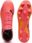 PUMA Future 7 Play Gras Kunstgras Voetbalschoenen (MG) Roze Zwart Oranje - Thumbnail 7