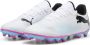 PUMA FUTURE 7 PLAY FG AG Heren Sportschoenen White- Black-Poison Pink - Thumbnail 5