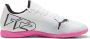 Puma Future 7 Play It Sr.voetbalschoenen wit zwart fuchsia - Thumbnail 3