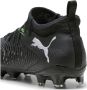 PUMA FUTURE 8 MATCH FG AG Jr Unisex Sportschoenen Black-Cool Light Gray-Fluo Green - Thumbnail 5