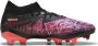 PUMA Future 8 Match Gras Kunstgras Voetbalschoenen (MG) Dames Zwart Paars Rood - Thumbnail 6