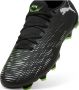 PUMA FUTURE 8 PLAY FG AG Unisex Sportschoenen Black-Cool Light Gray-Fluo Green - Thumbnail 5