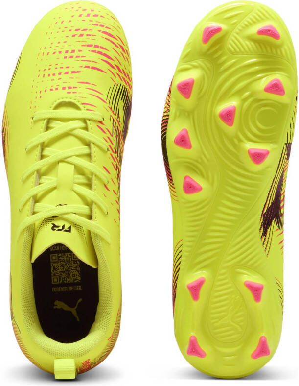 Puma FUTURE 8 PLAY FG AG voetbalschoenen geel zwart oranje
