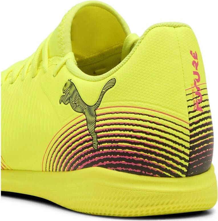 Puma Future 8 Play IT senior voetbalschoenen geel zwart oranje
