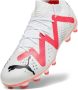 PUMA Future Match Gras Kunstgras Voetbalschoenen (MG) Wit Rood Zwart - Thumbnail 1