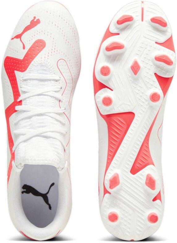 PUMA FUTURE PLAY FG AG Heren Sportschoenen Wit Roze