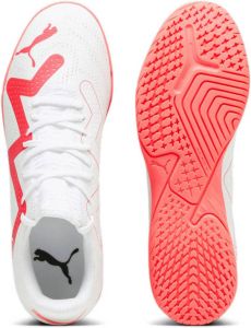 Puma future play it voetbalschoenen wit rood heren