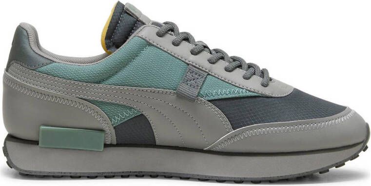 Puma Future Rider Concrete Jungle sneakers grijsgroen aqua