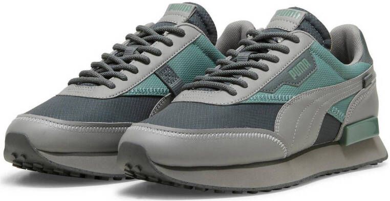 Puma Future Rider Concrete Jungle sneakers grijsgroen aqua